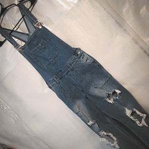 Denim overalls